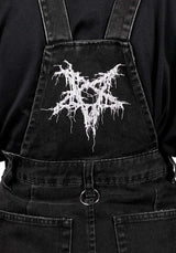 Damage Denim Pinny Kleid