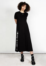 Digital Maxi T-Shirt Kleid