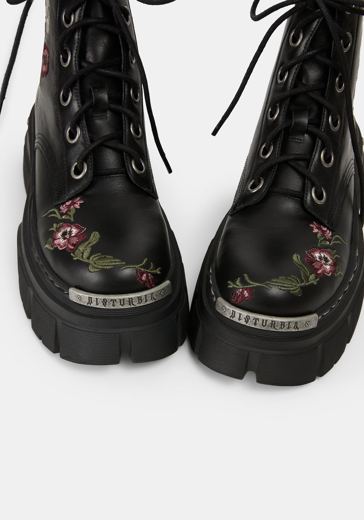 Drunella Embroidered Leather Boots US 8
