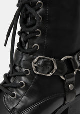 Wespair Leather Toe Cap Chain Boots EU 39