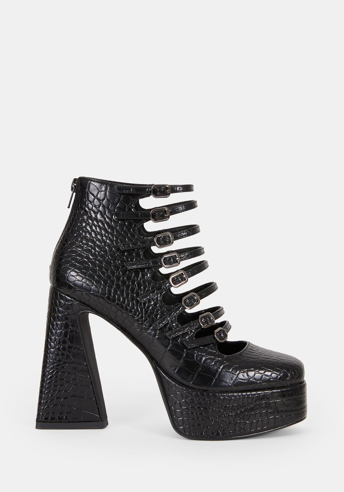 Scythera Multi Buckle Platform Heels EU 39