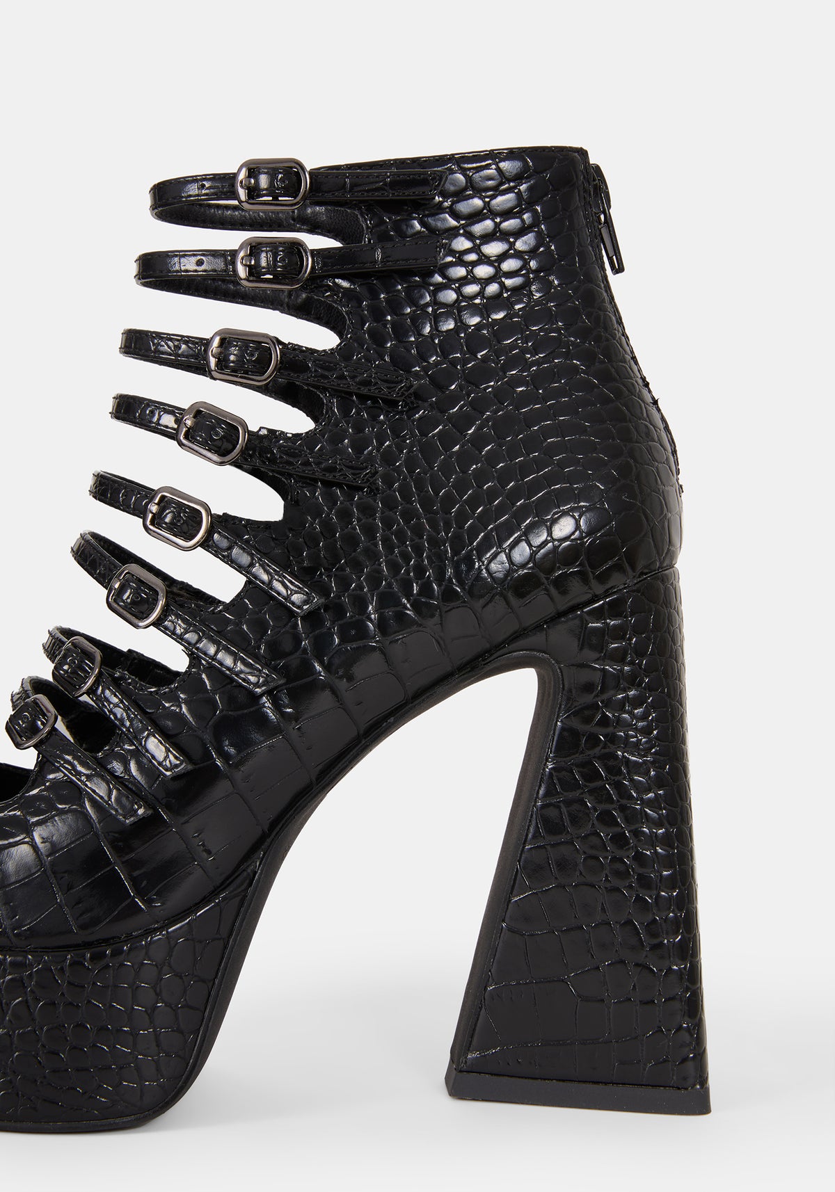 Scythera Multi Buckle Platform Heels EU 39