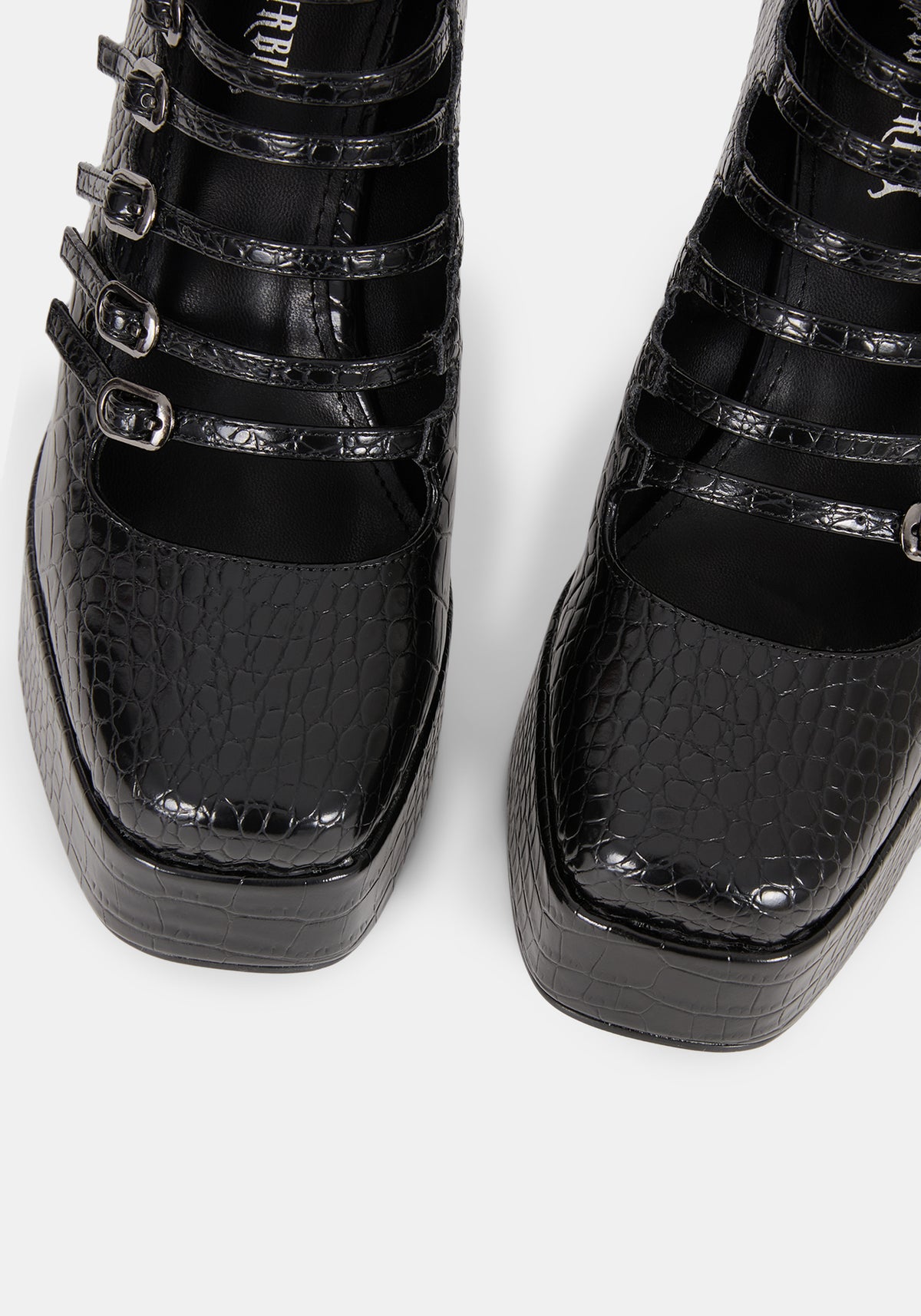 Scythera Multi Buckle Platform Heels EU 39
