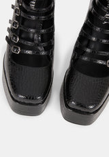 Scythera Multi Buckle Platform Heels EU 39