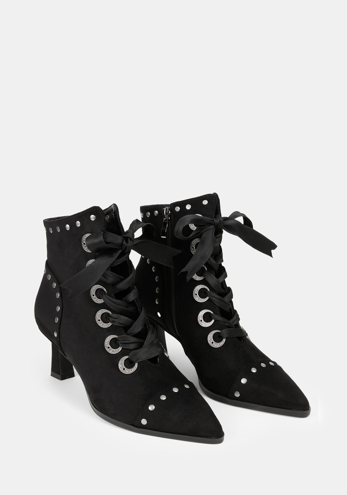 Morvella Pointed Studded Boots EU 39