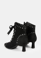 Morvella Pointed Studded Boots EU 39