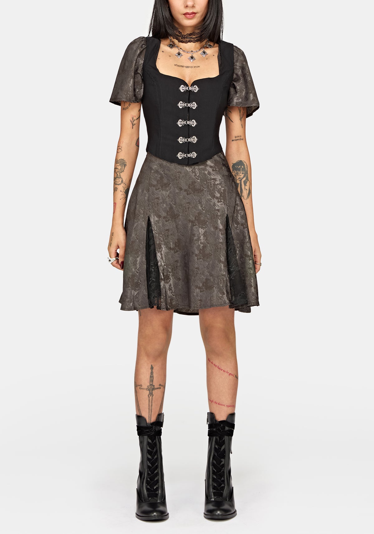 Lileena Heeled Lace Up Boots EU 39