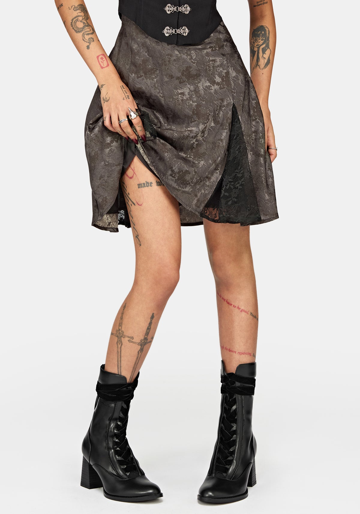 Lileena Heeled Lace Up Boots EU 39