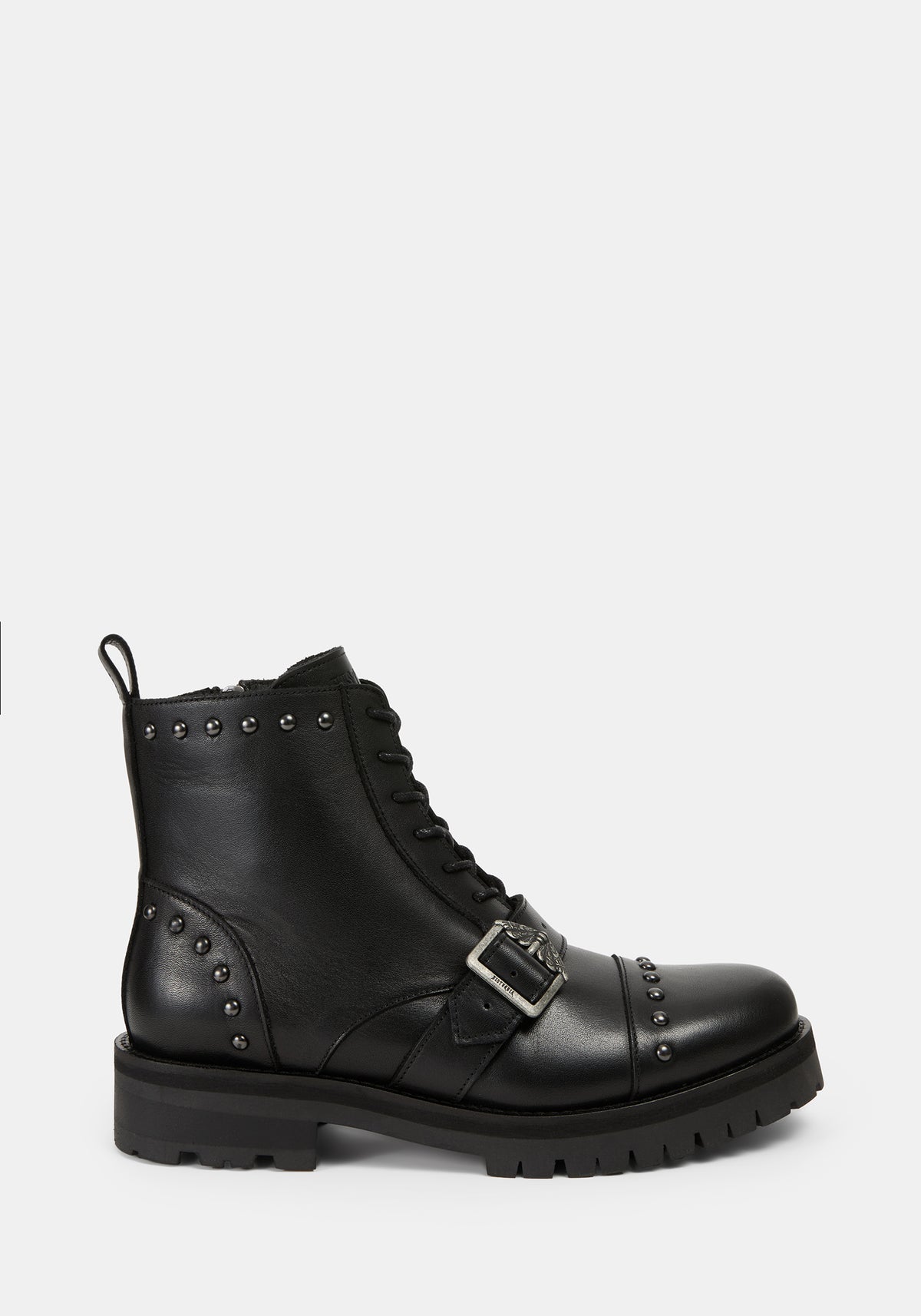 Esmelina Leather Rosamoth Buckle Boots