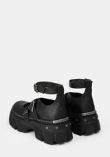 Bridget Platform Mary Jane Shoes US 8