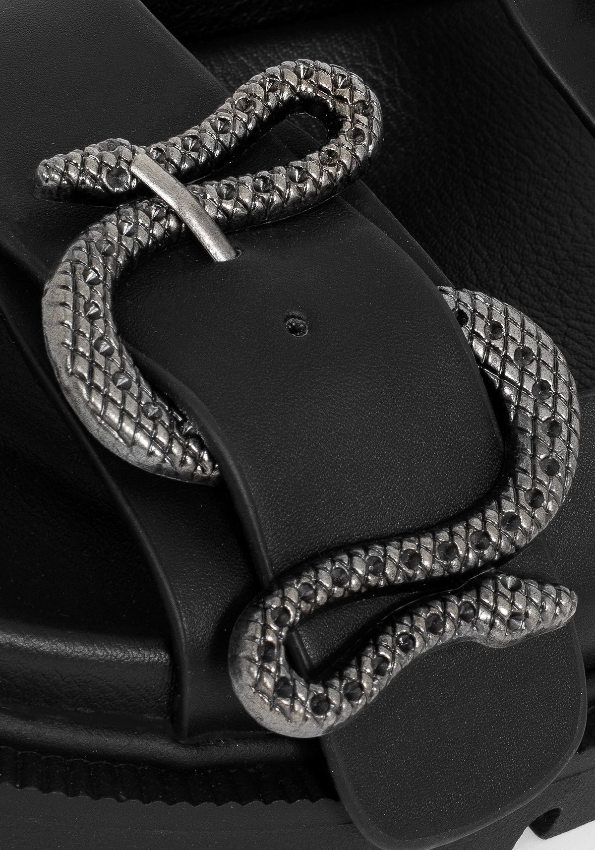 Mamba Schlange Schnalle Sandals