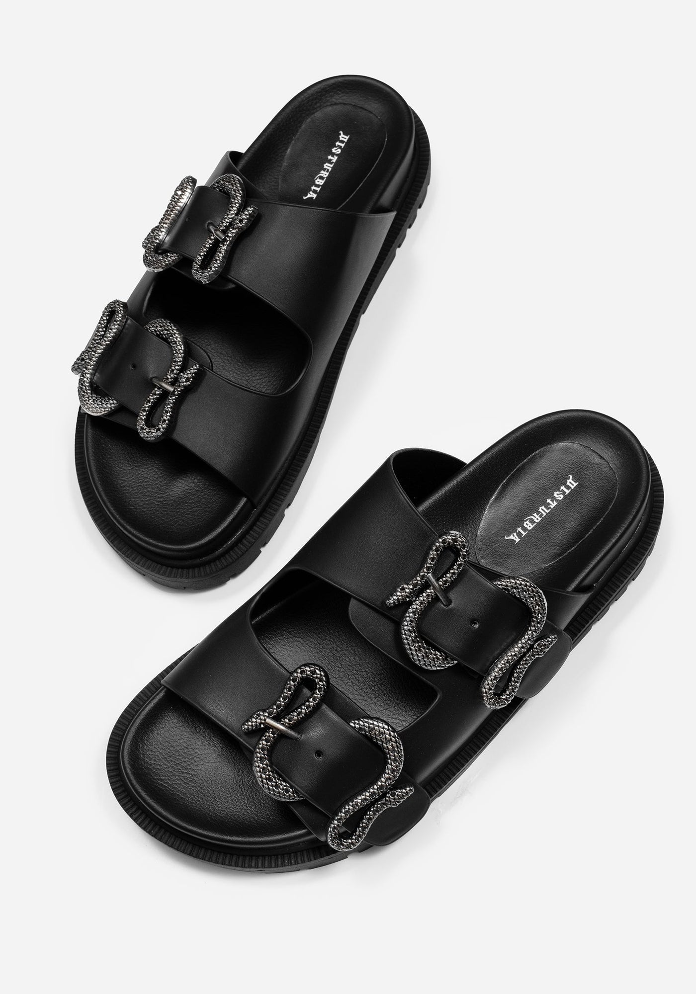 Disturbia | Mamba Snake Buckle Sandals | Sandals