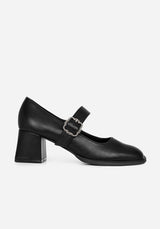 Hina Blumenmuster Schnalle Mary Jane Shoes