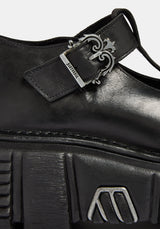 Disturbia x New Rock Bestickt Mary Janes