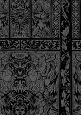 Fracture Cathedral Print Smock Mini Dress