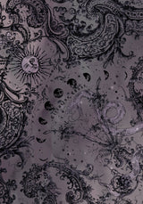 Gaia Celestial Print Chiffon Mini Dress