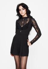 Grace Reißverschluss Vorderseite Schürzenkleid Overall