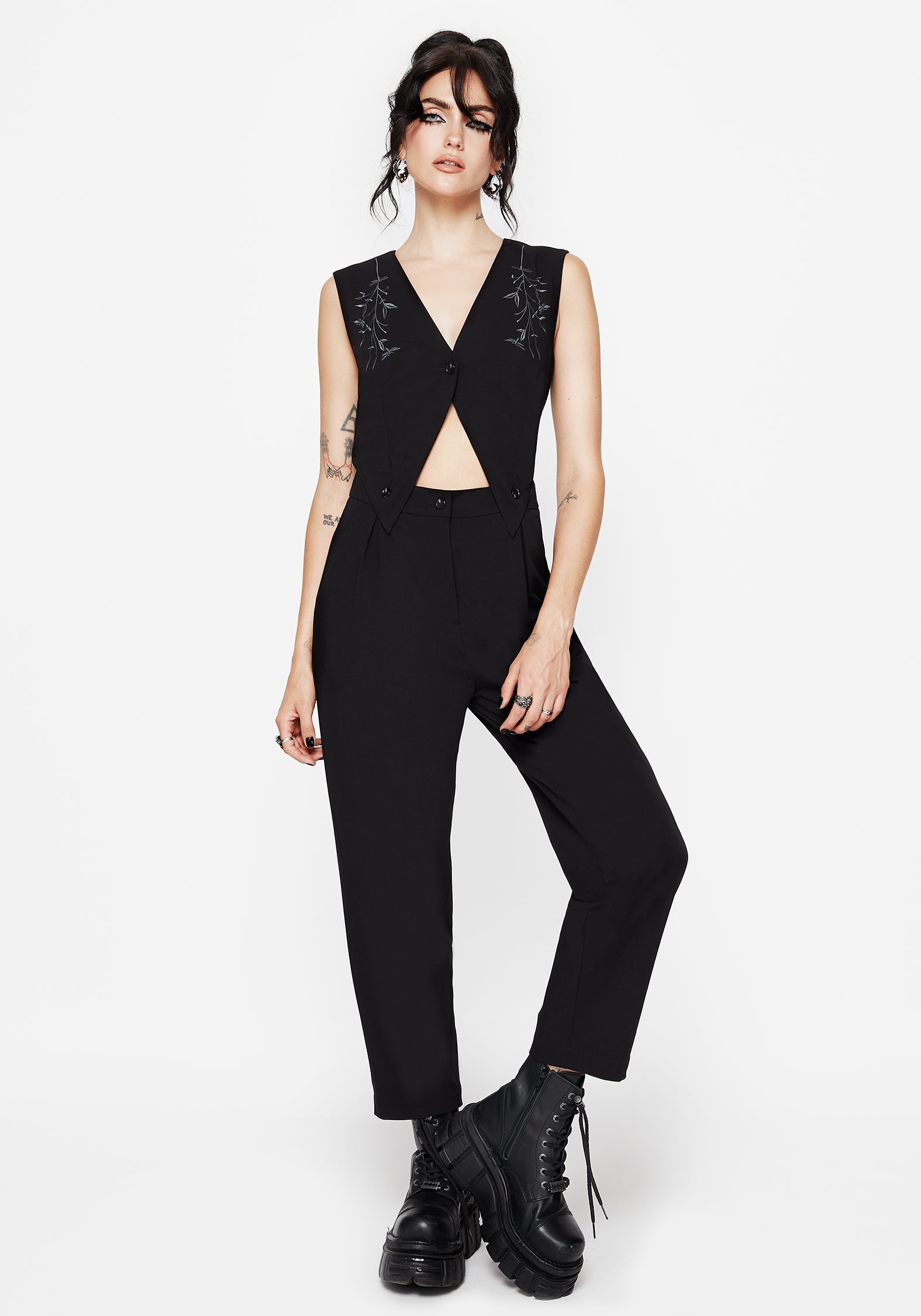 Damona Massgeschneidert Weste Und Hose Set