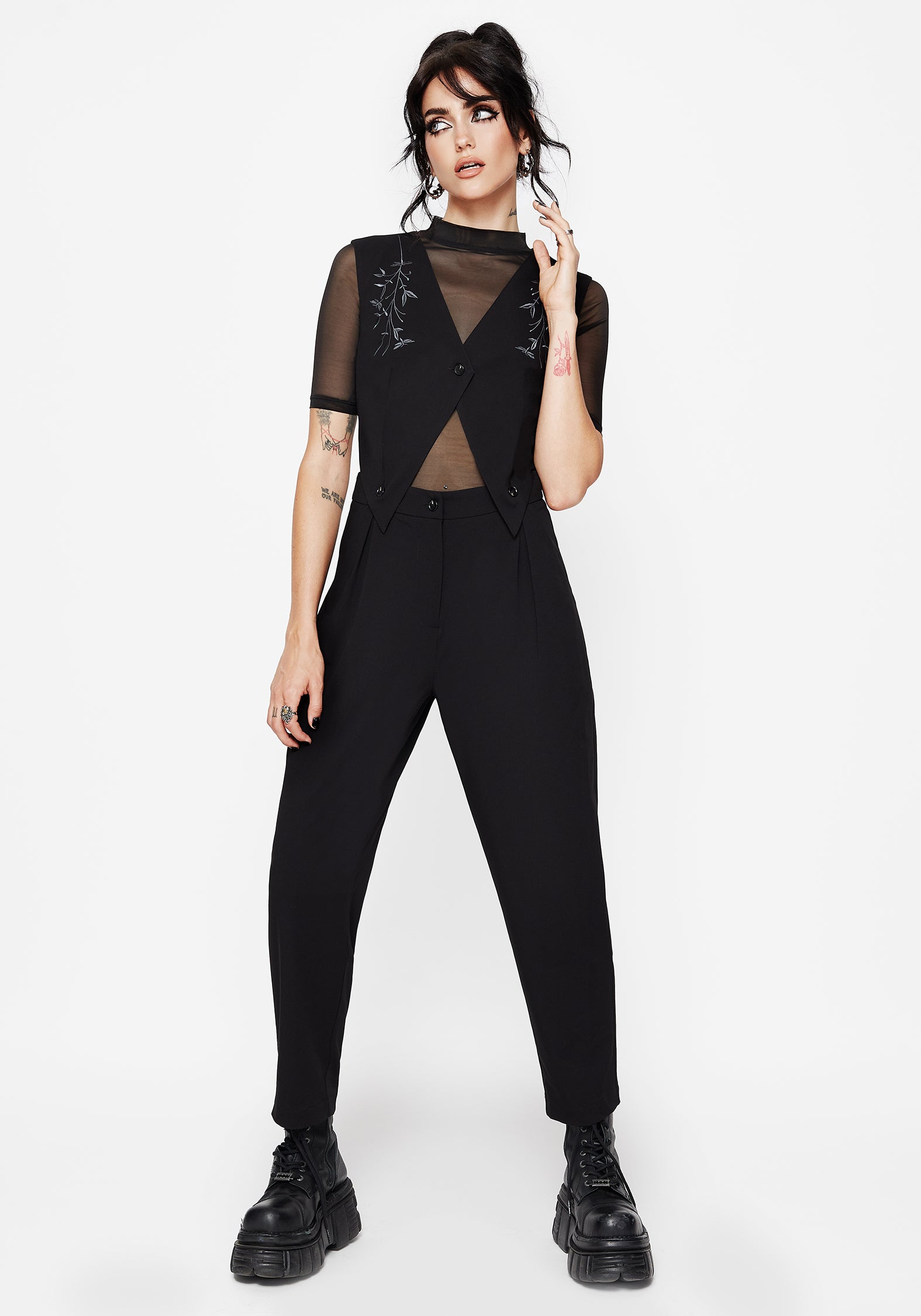 Damona Massgeschneidert Weste Und Hose Set