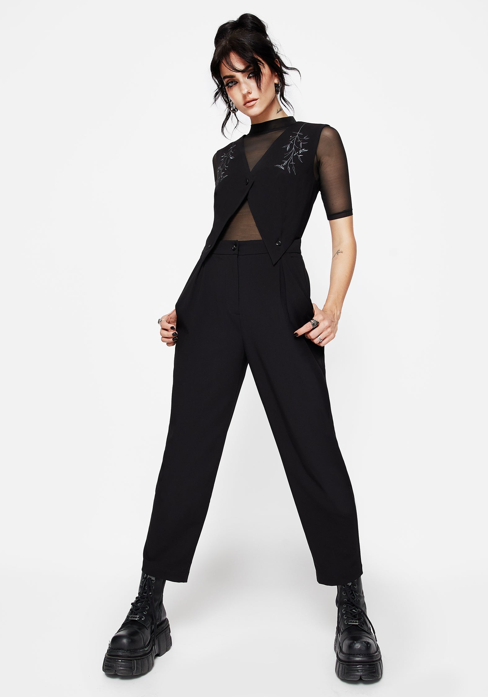 Damona Massgeschneidert Weste Und Hose Set
