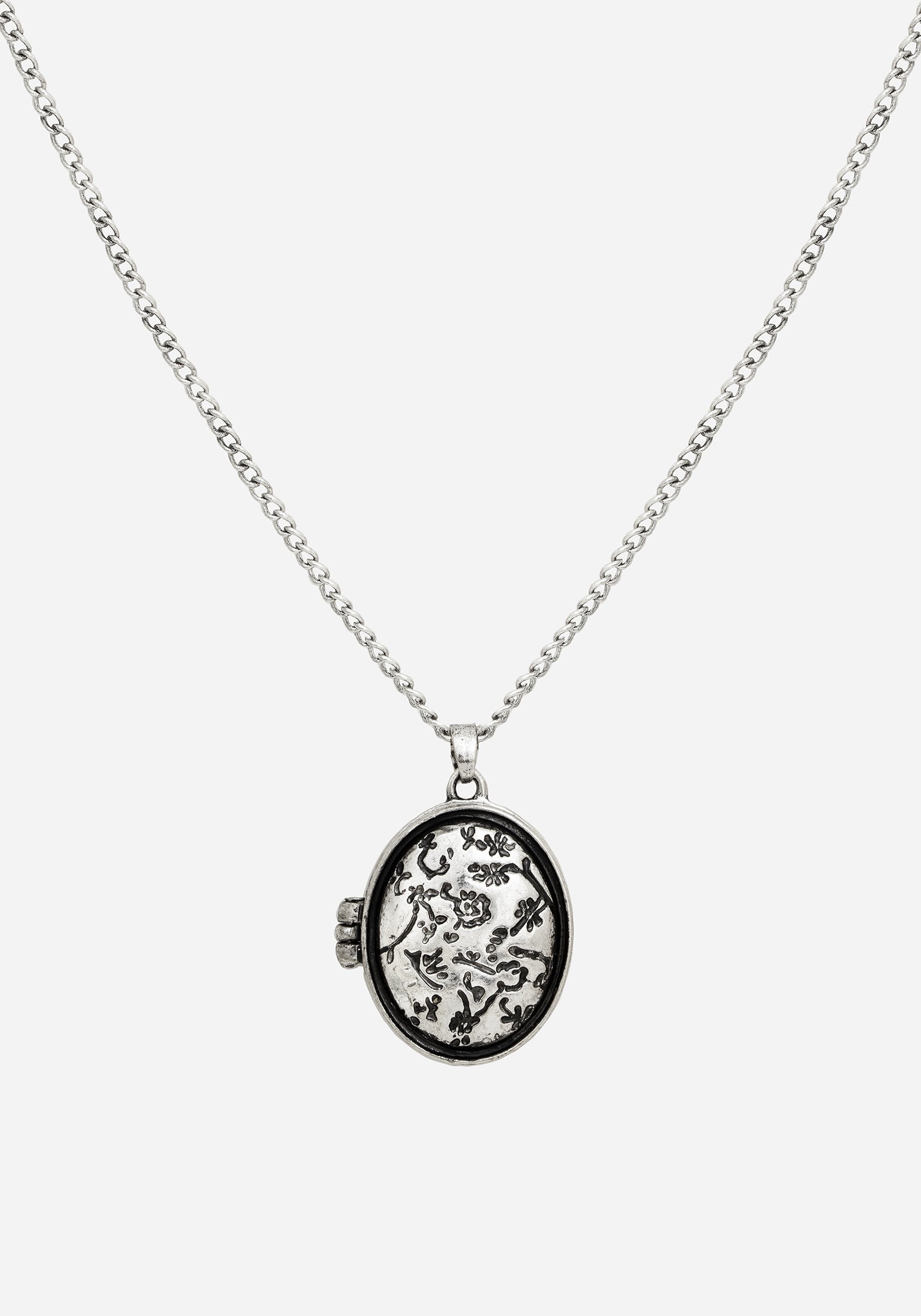 Cerelia Etched Locket Halskette