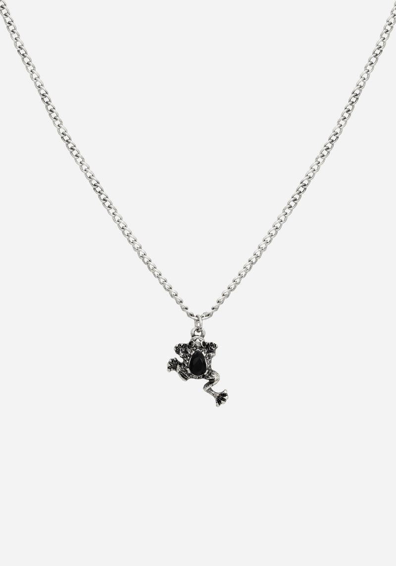 Bheki Frog Pendant Necklace