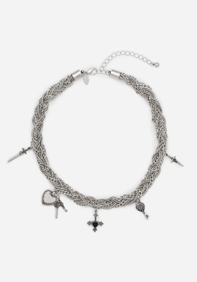 Eilir Twisted Vintage Anhänger Halskette