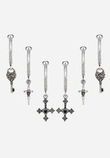 Eilir Twisted Vintage Anhänger Hoops Set