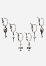 Eilir Twisted Vintage Anhänger Hoops Set