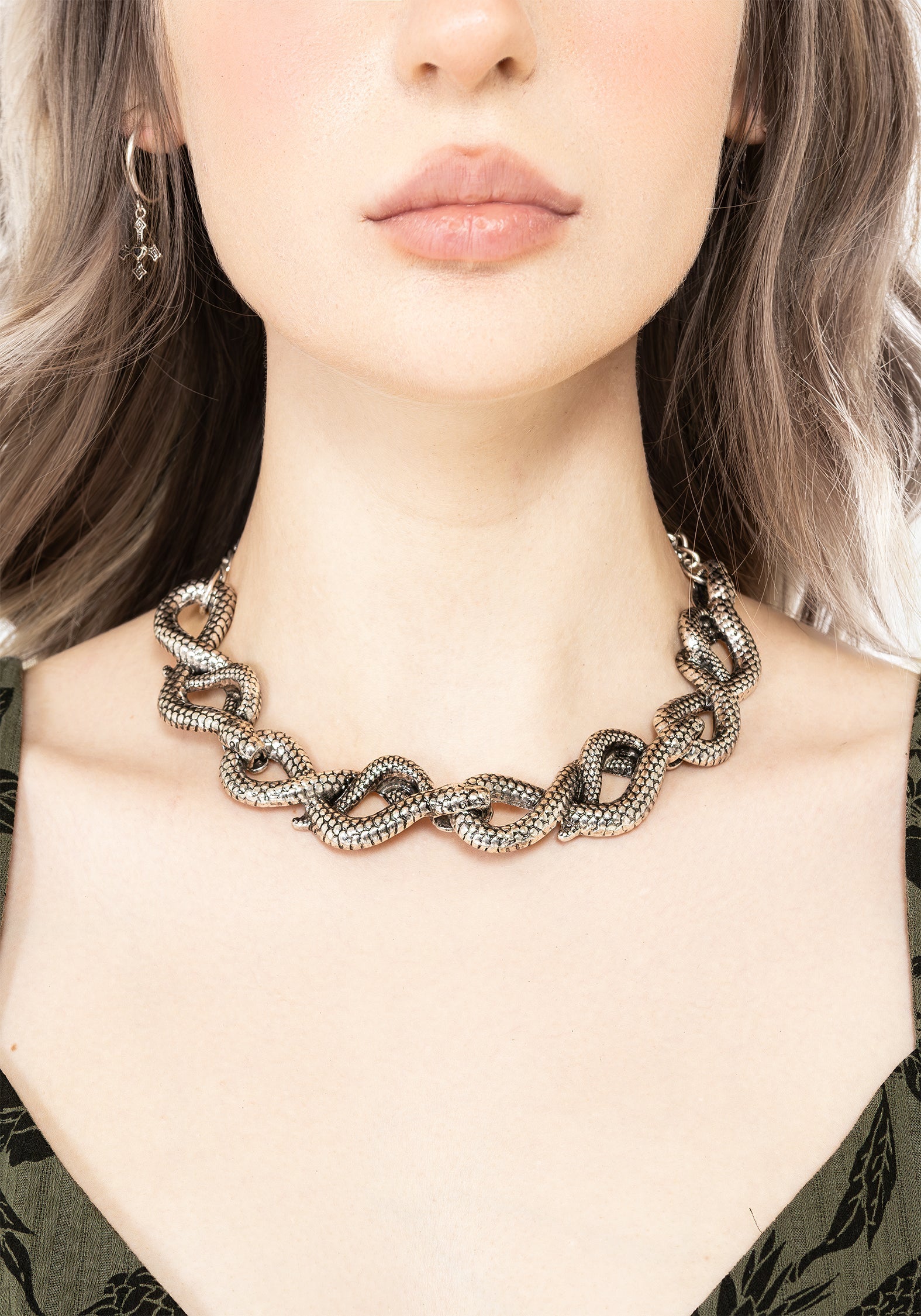 Silas Twisted Schlange Halsband