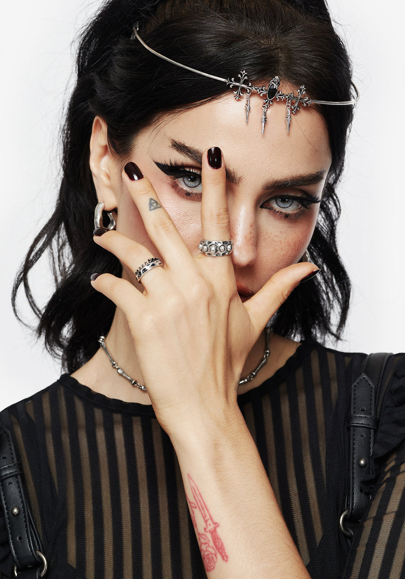 Cadence Grobstrick Ring Set