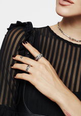Cadence Grobstrick Ring Set