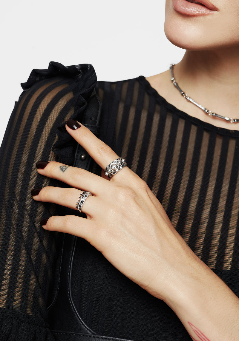 Cadence Grobstrick Ring Set