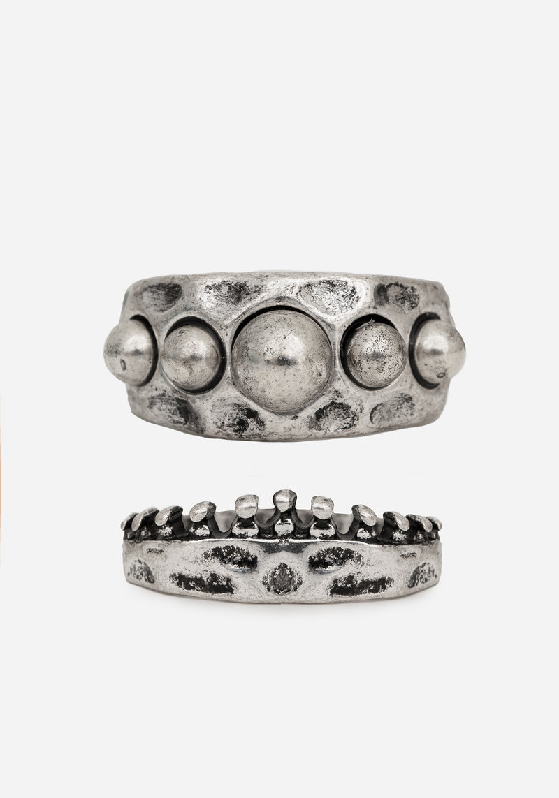 Cadence Grobstrick Ring Set