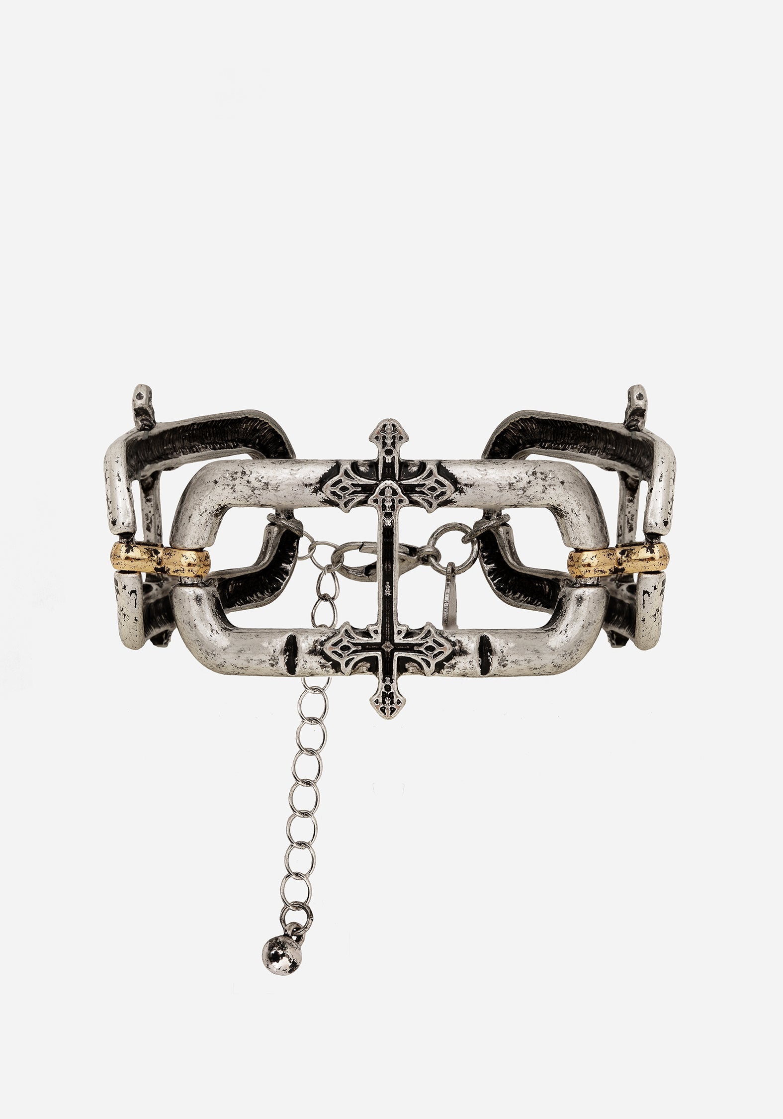 Electra Cross Link Chain Bracelet