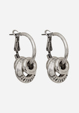 Disturbia Ring Kreolen Ohrringe
