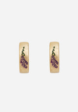Hermia Foxglove Kreolen Ohrringe