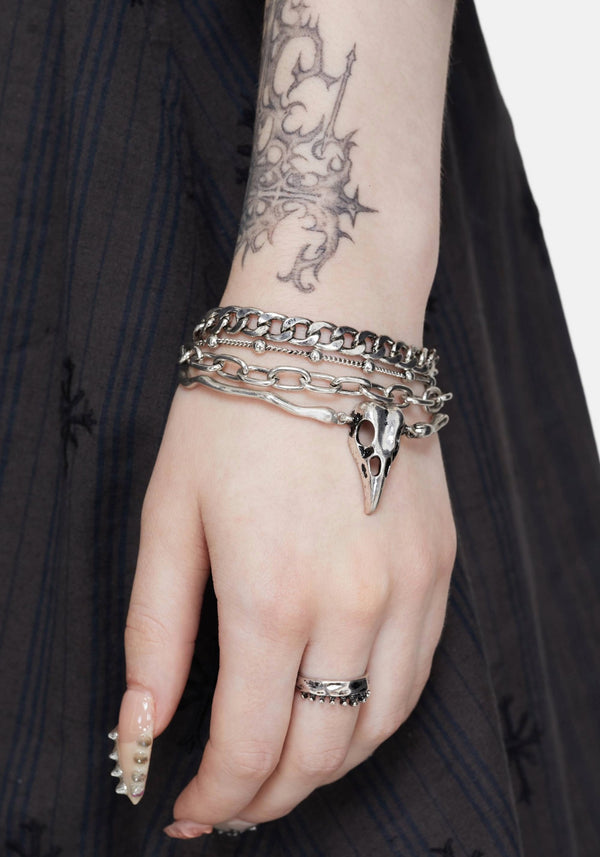 Corus Bird Schädel Armband Pack