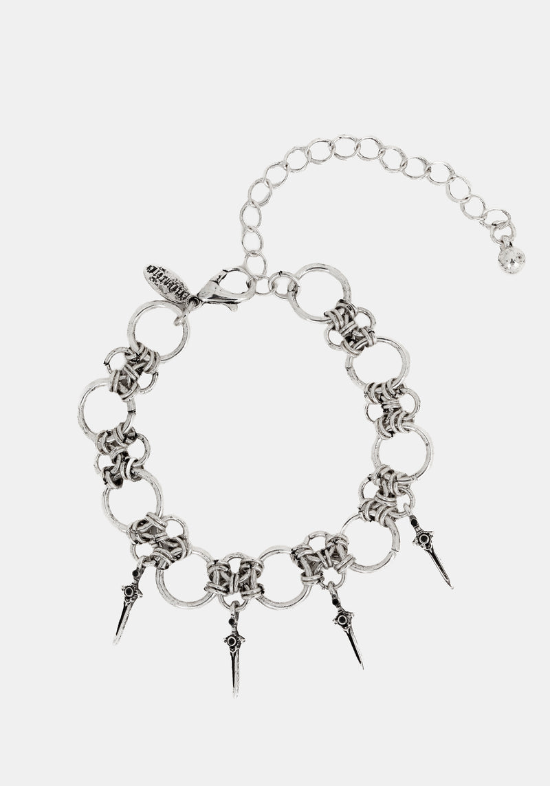 Vanthrax Chainmail Sword Bracelet