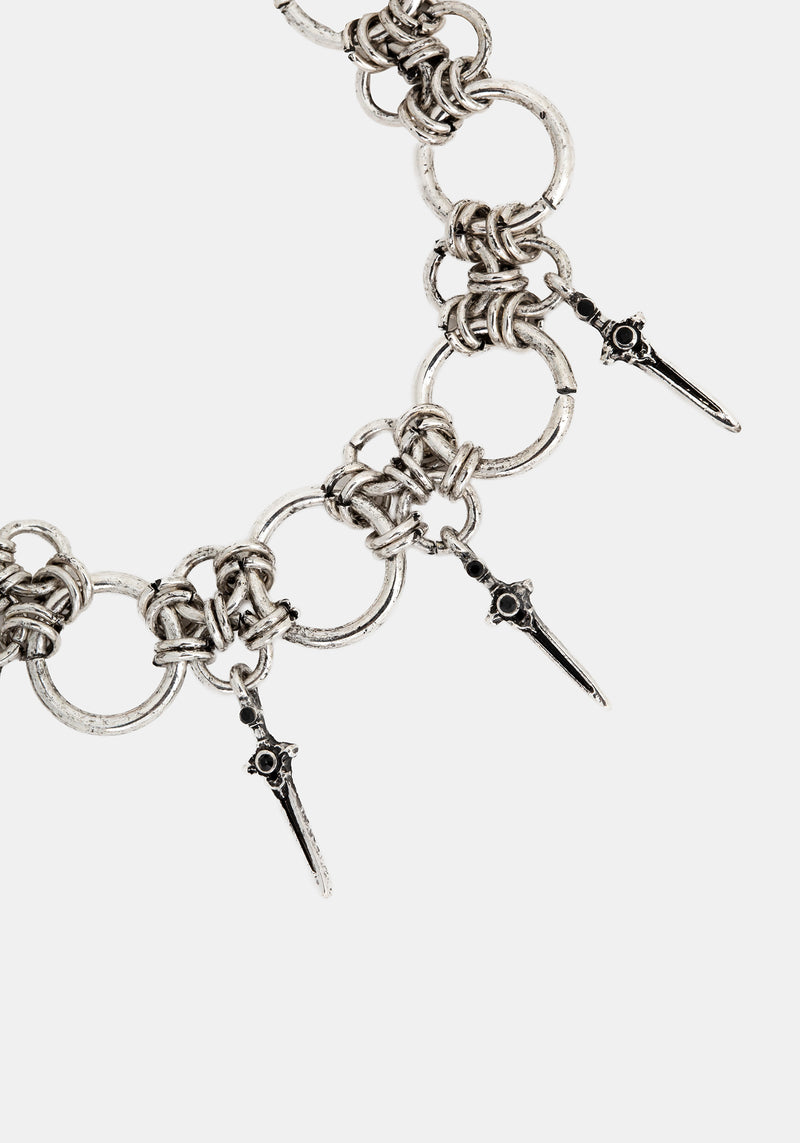 Vanthrax Chainmail Sword Bracelet