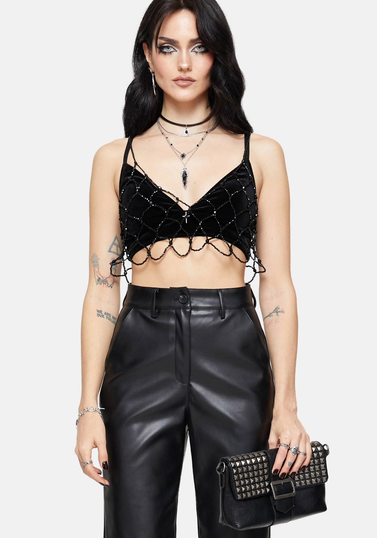 Seraphane Perlenbesetzt Bralette