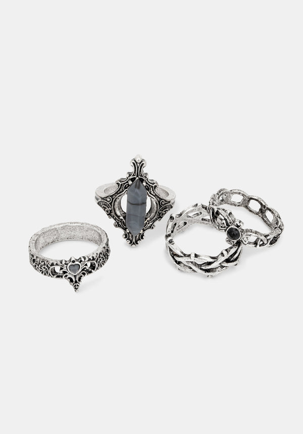 Gothique Assorted Ring Set