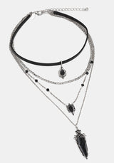 Gothique Stone Layered Necklace