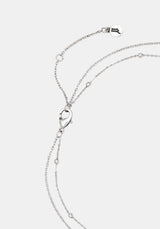 Rosea Rose Charm Necklace