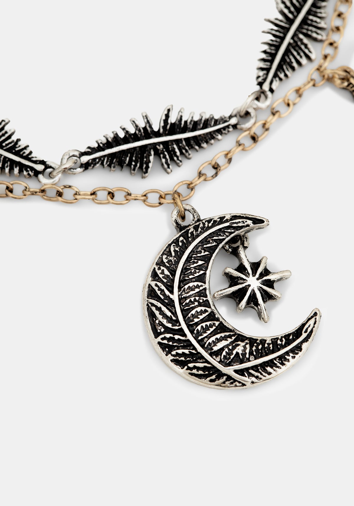 Abellona Mond Farn Gelagert Anhänger Armband