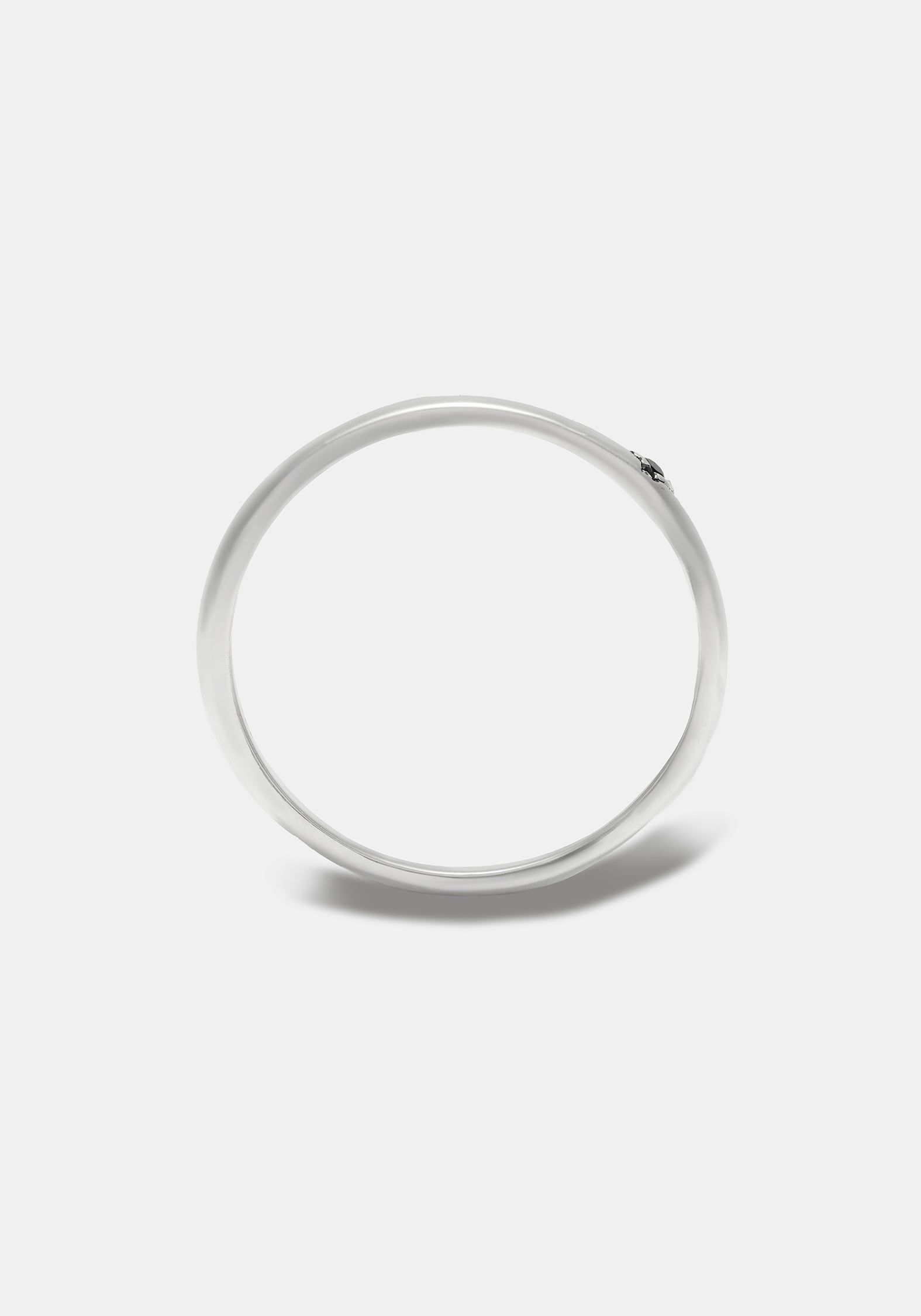Till Tod Sterling Silber Band - 4.8mm