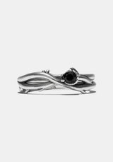 Rosethorn Sterling Silver Band - 4.5mm