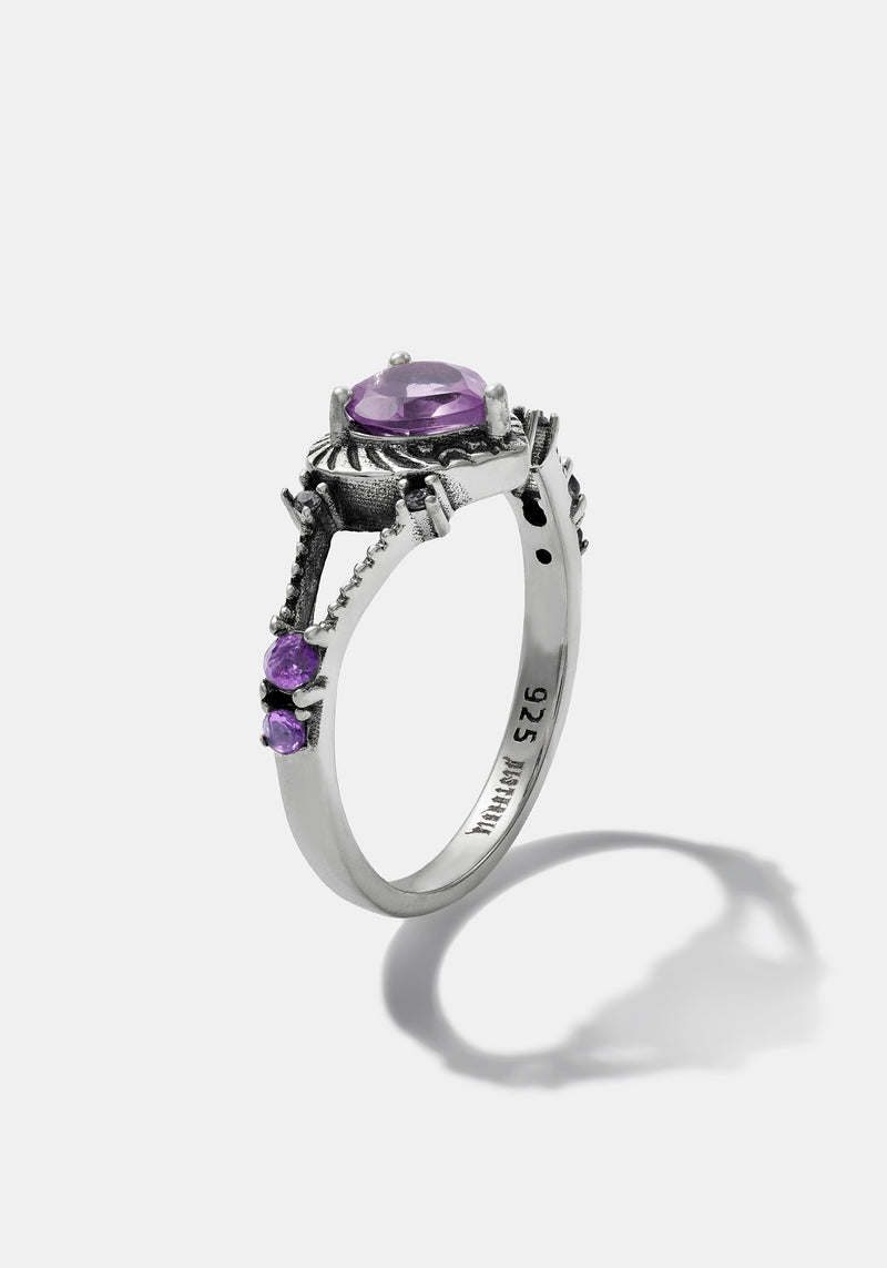 Devotion Sterling Silver Heart Ring