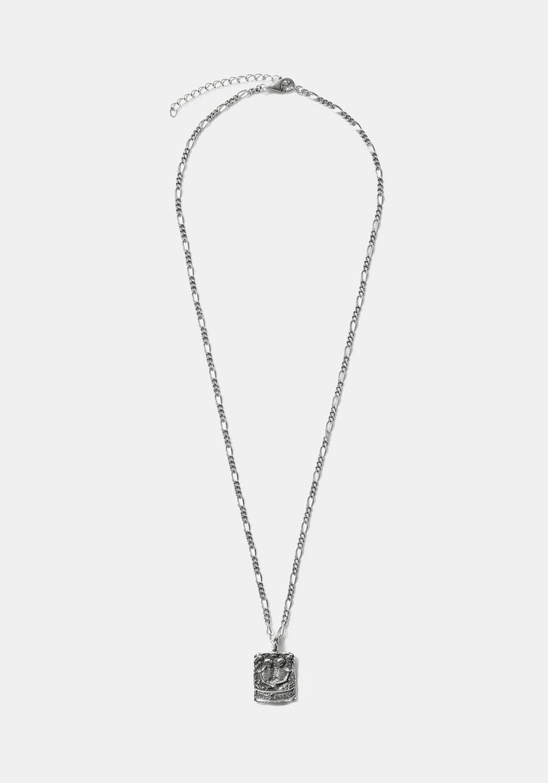 Amorata Lovers Sterling Silver Necklace