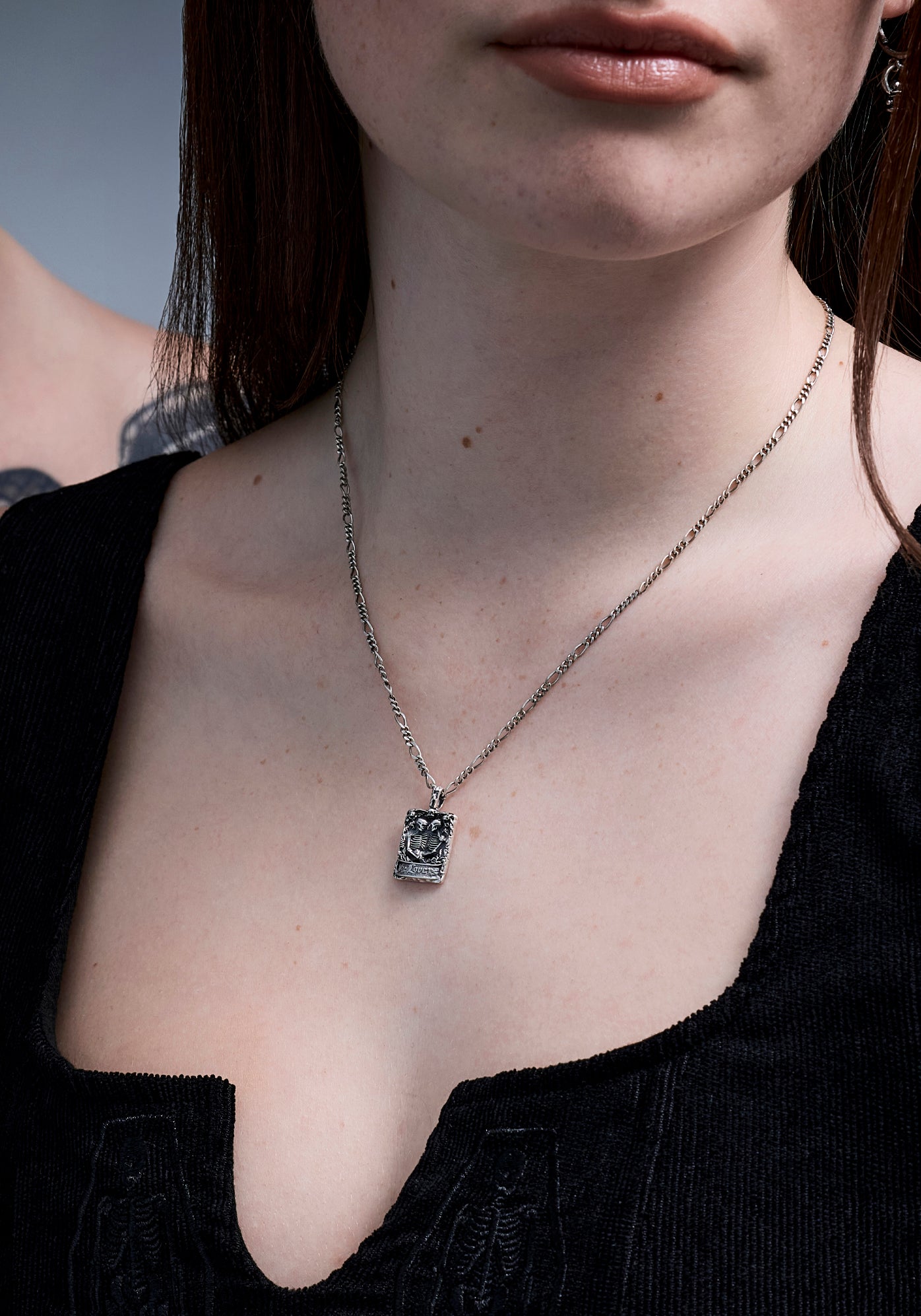 Amorata Lovers Sterling Silber Halskette
